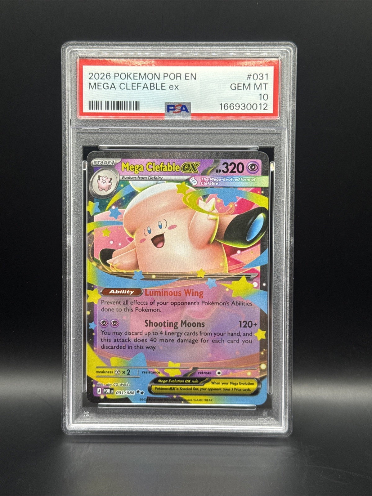 Pokemon Mega Clefable EX 031/088