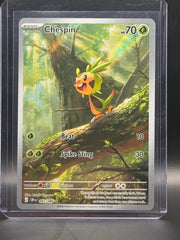 Chespin 087/086 Holo Illustration Rare Chaos Rising Pokemon Near Mint