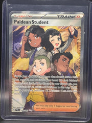Paldean Student 231/091 Ultra Rare Paldean Fates Pokemon Holo Near Mint