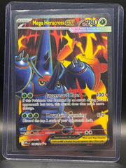 Mega Heracross ex 108/094 Ultra Rare Phantasmal Flames Pokemon Holo Near Mint